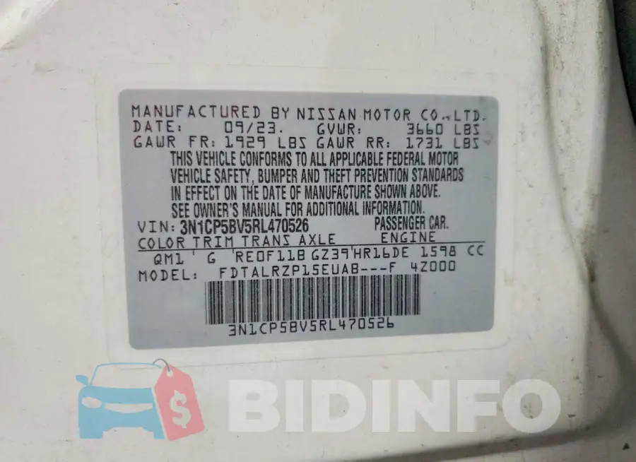 3N1CP5BV5RL470526 Photo# 13