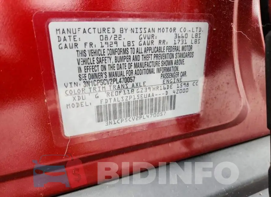 3N1CP5CV2PL470057 Photo# 12