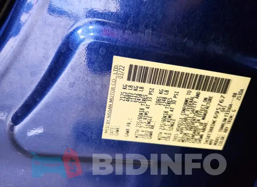 5N1BT3BB1NC695767 Photo# 13