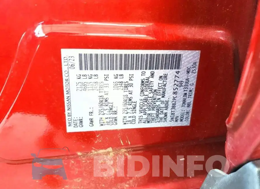 5N1BT3BB2PC852774 Photo# 12