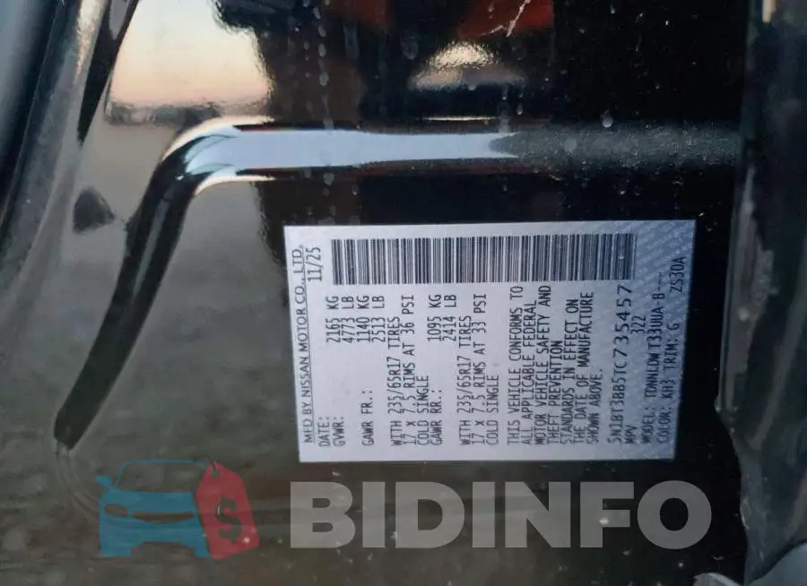 5N1BT3BB5TC735457 Photo# 12