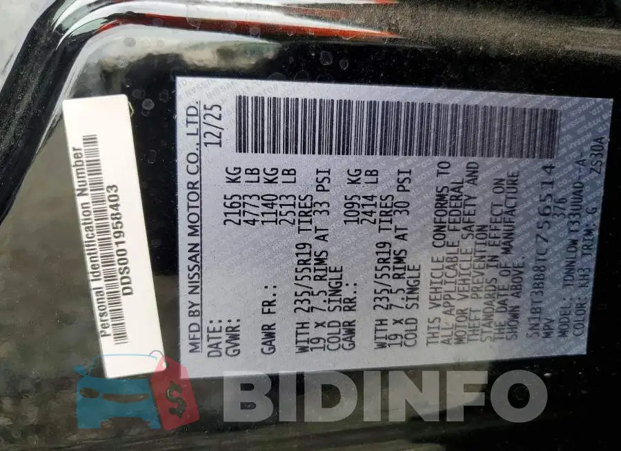 5N1BT3BB8TC756514 Photo# 14
