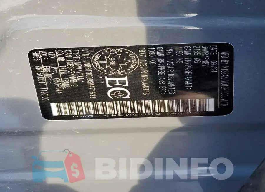 JN8BT3DD9SW471633 Photo# 14