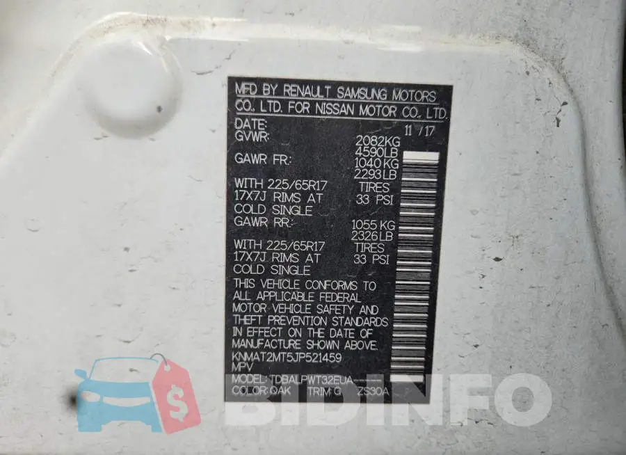 KNMAT2MT5JP521459 Photo# 14