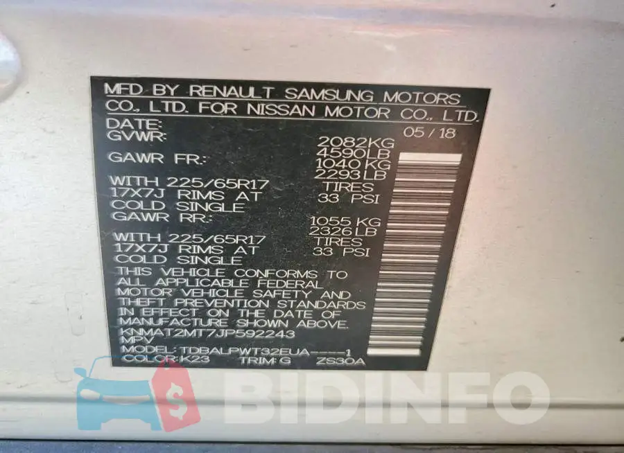 KNMAT2MT7JP592243 Photo# 13