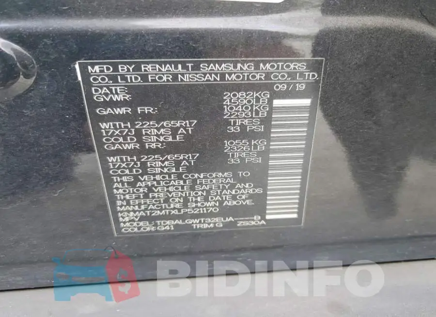 KNMAT2MTXLP521170 Photo# 13