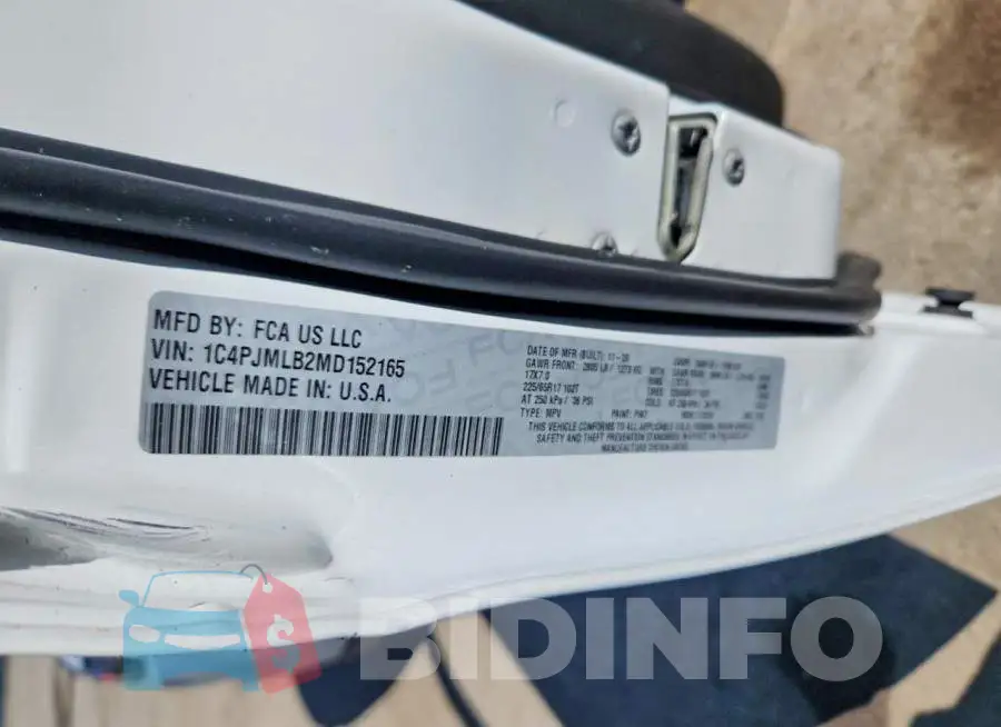 1C4PJMLB2MD152165 Photo# 14