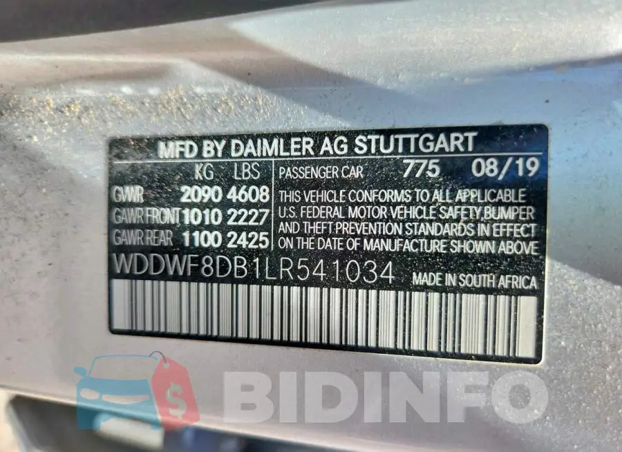 WDDWF8DB1LR541034 Photo# 12