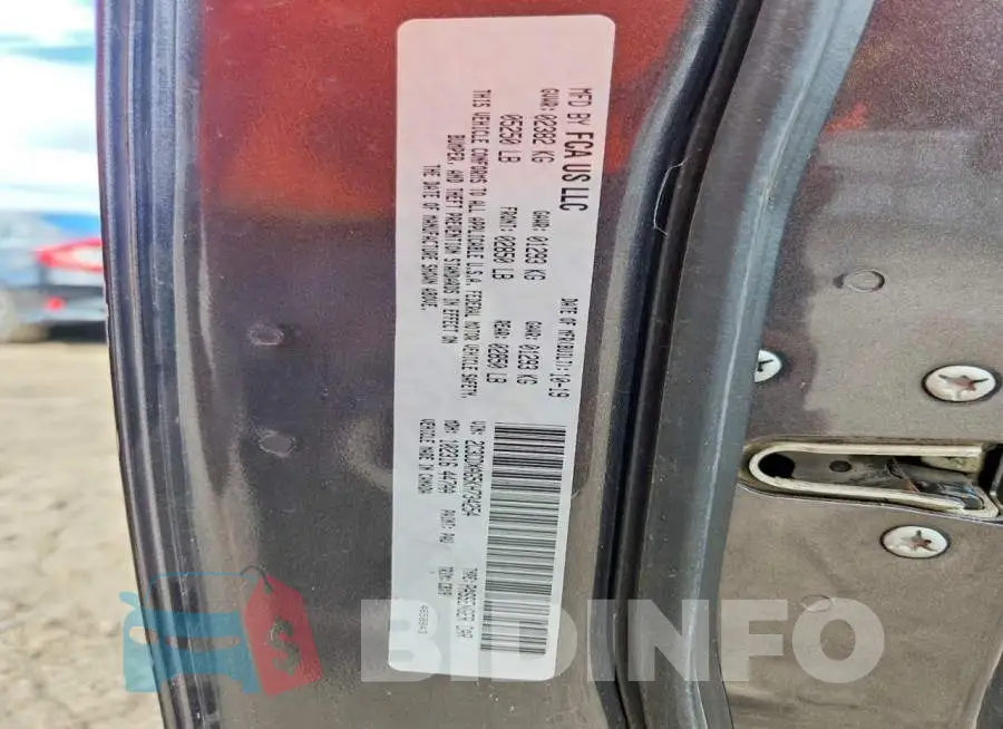 2C3CDXAG5KH734254 Photo# 12