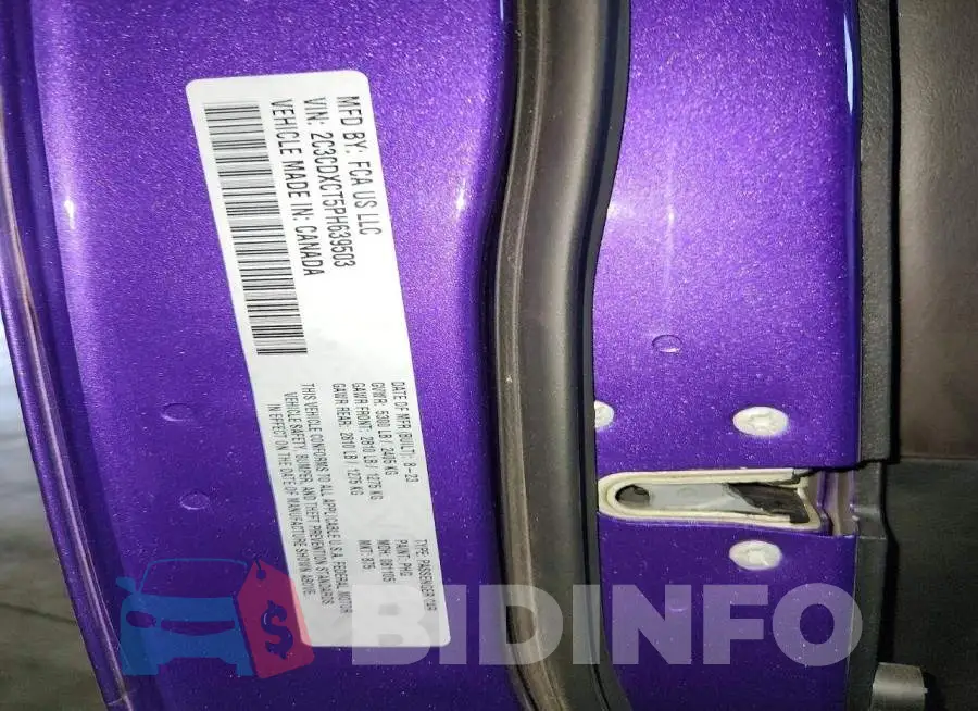 2C3CDXCT5PH639503 Photo# 12