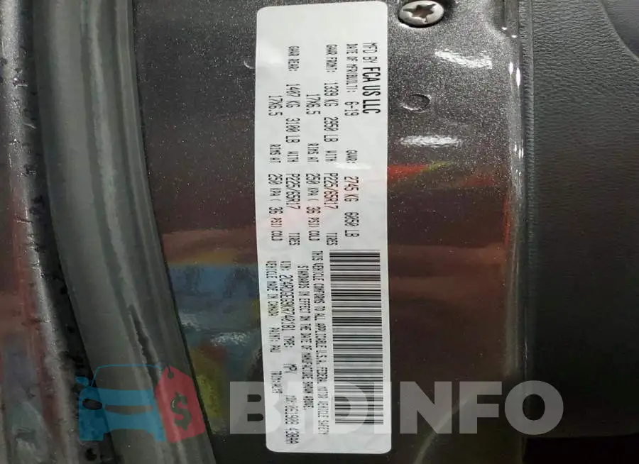 2C4RDGEG9KR740181 Photo# 13
