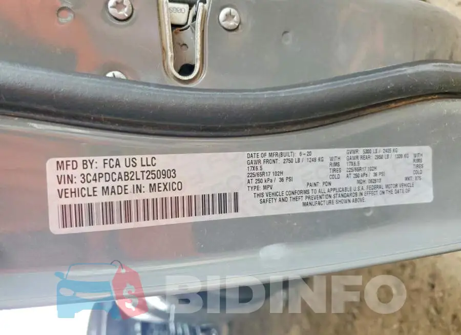 3C4PDCAB2LT250903 Photo# 13