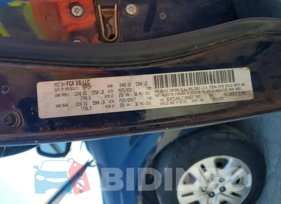 3C4PDCABXJT184064 Photo# 13