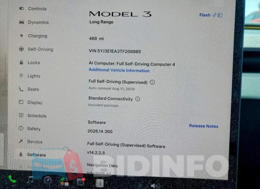 5YJ3E1EA3TF208885 Photo# 9