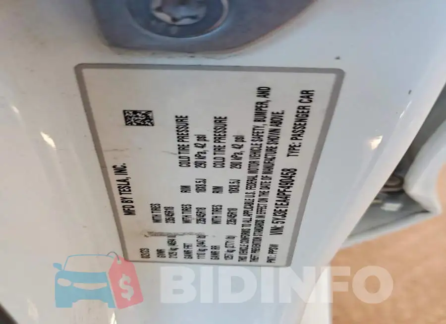 5YJ3E1EA4PF490458 Photo# 12