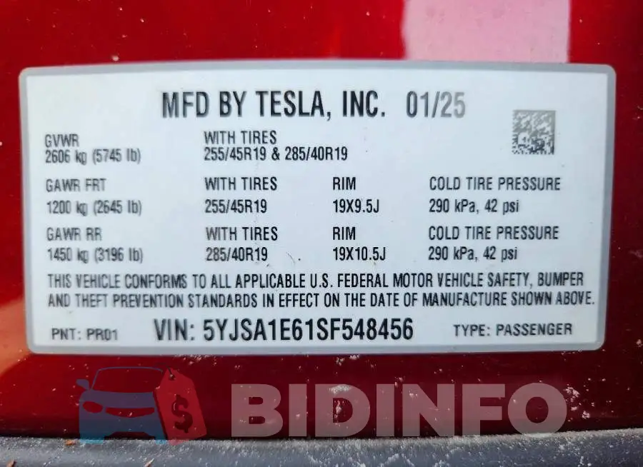 5YJSA1E61SF548456 Photo# 12