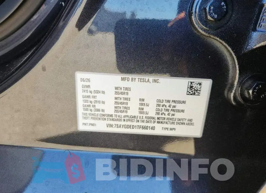 7SAYGDED1TF660140 Photo# 12