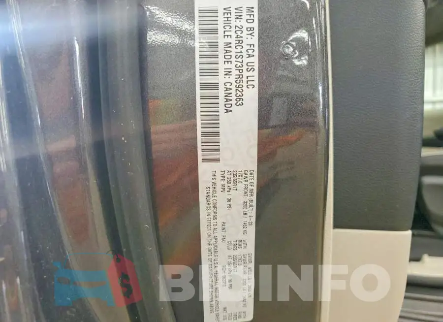 2C4RC1S73PR592363 Photo# 13