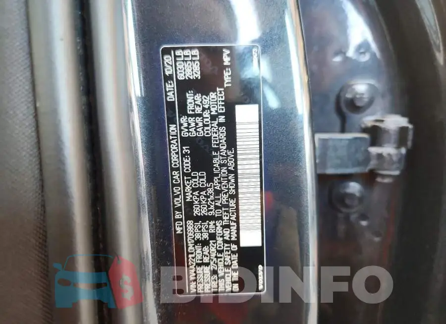 YV4A221L0M1706868 Photo# 13