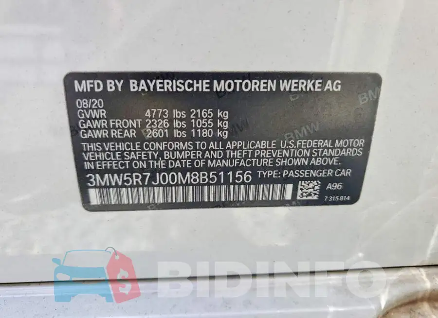 3MW5R7J00M8B51156 Photo# 12