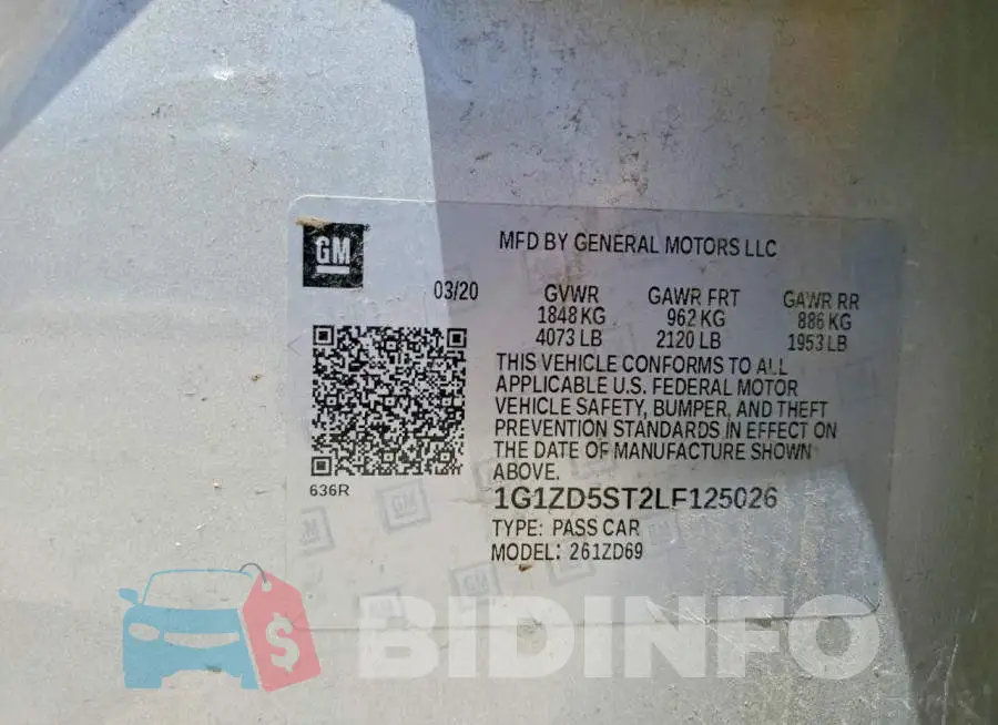1G1ZD5ST2LF125026 Photo# 12