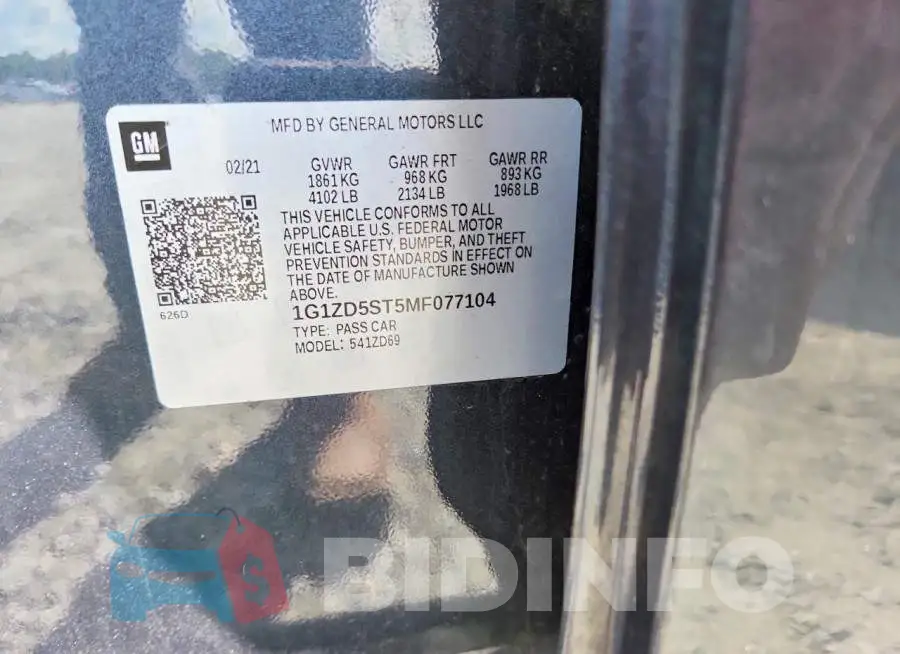 1G1ZD5ST5MF077104 Photo# 12