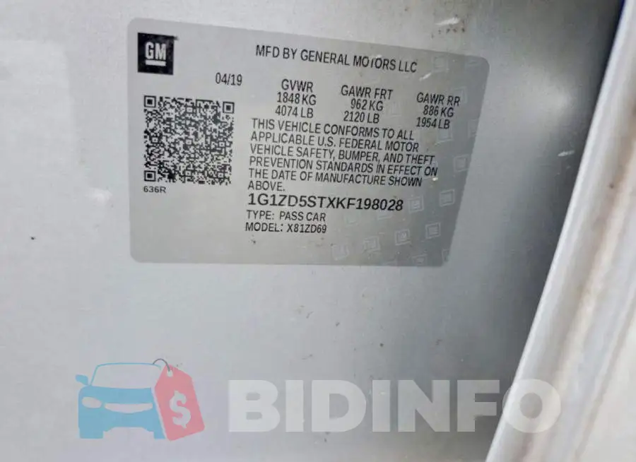 1G1ZD5STXKF198028 Photo# 12