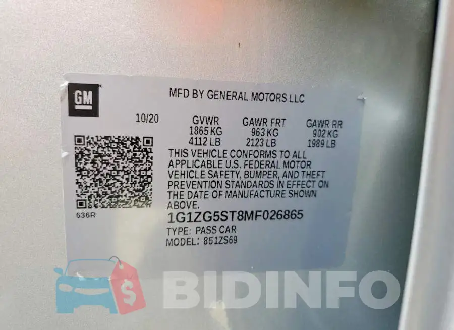 1G1ZG5ST8MF026865 Photo# 12