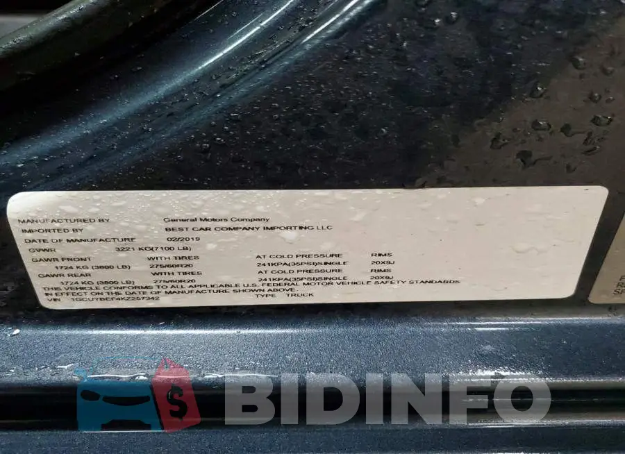 1GCUYBEF4KZ257342 Photo# 12