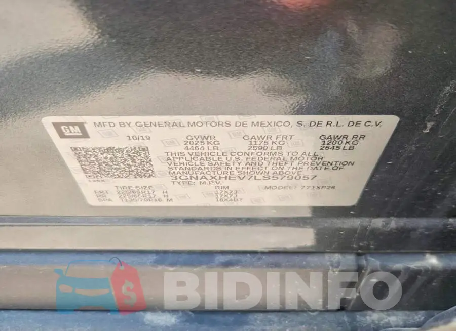 3GNAXHEV7LS579057 Photo# 14