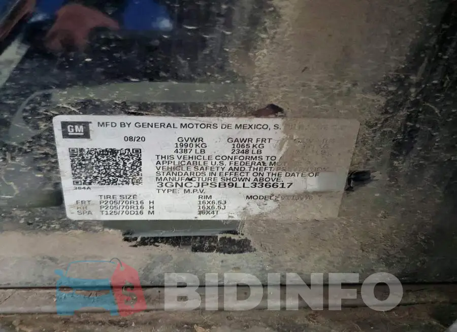 3GNCJPSB9LL336617 Photo# 13