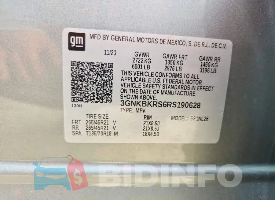 3GNKBKRS6RS190628 Photo# 13