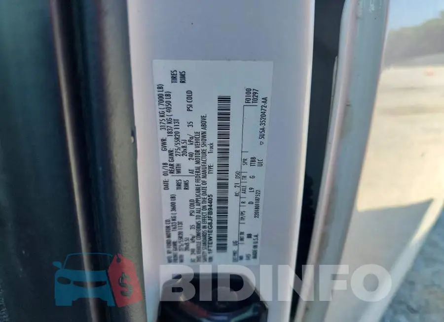 1FTEW1EG8JFB94405 Photo# 12