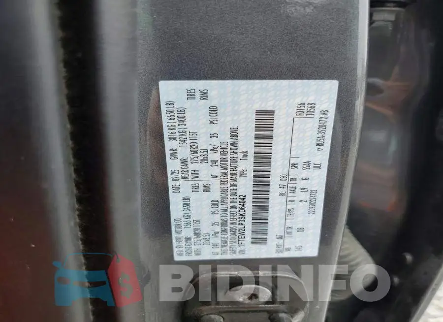 1FTEW2LP3SKD64042 Photo# 12