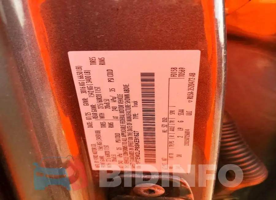 1FTEW2LP8SKE91627 Photo# 12