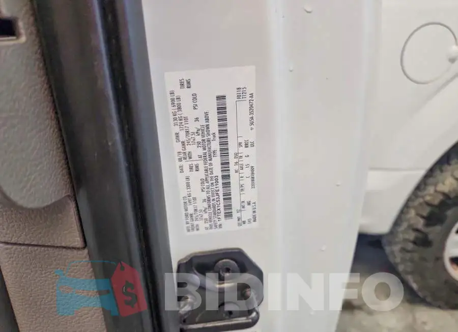 1FTEX1C53JFE11003 Photo# 12