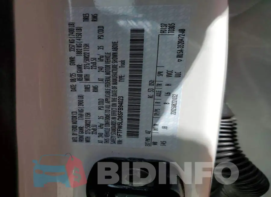 1FTFW5LD8SFB94023 Photo# 12
