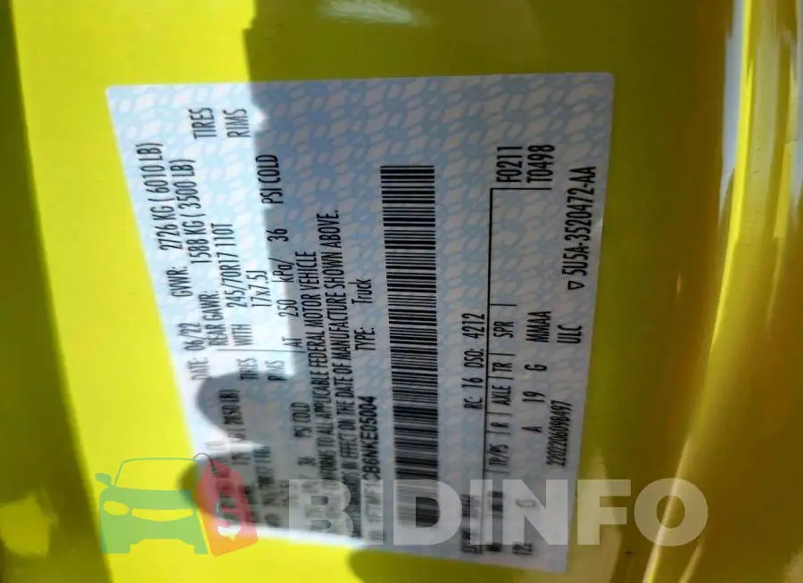 1FTMF1CB6NKE05004 Photo# 13