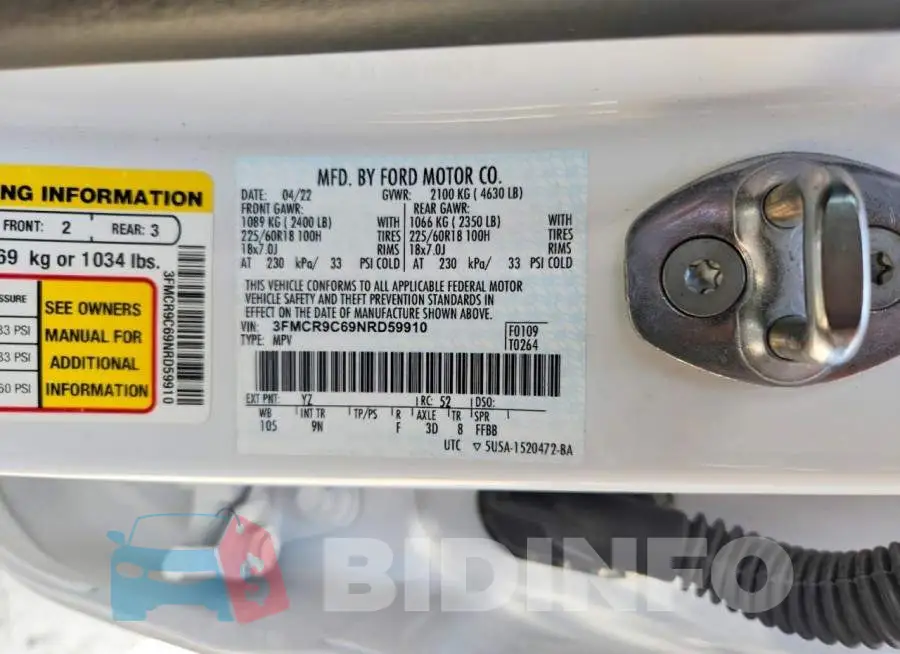 3FMCR9C69NRD59910 Photo# 13