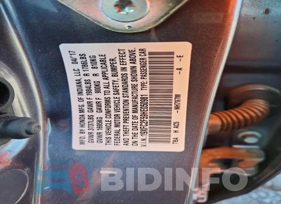 19XFC2F59HE050981 Photo# 12