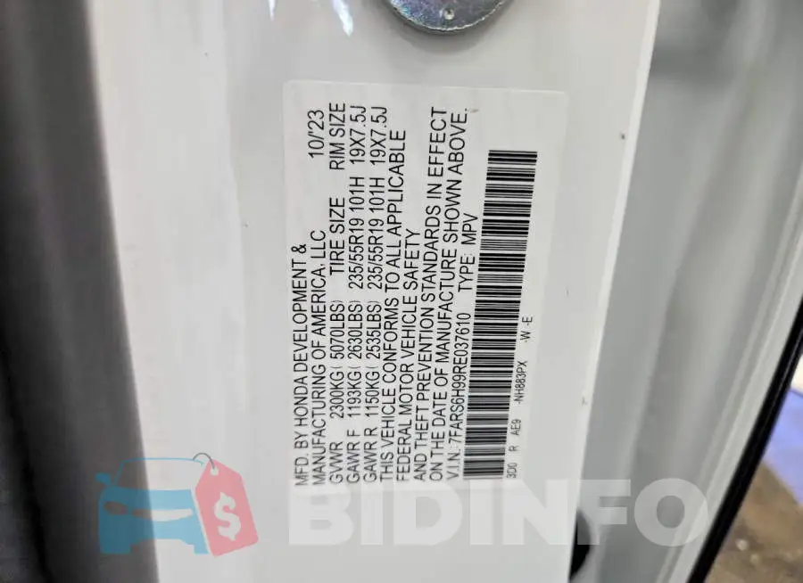 7FARS6H99RE037610 Photo# 14