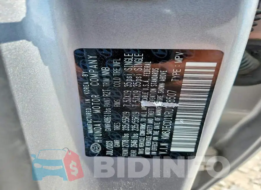 KM8JECD1XRU148507 Photo# 12