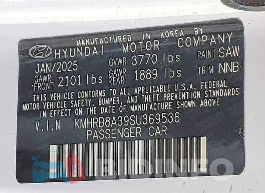 KMHRB8A39SU369536 Photo# 14