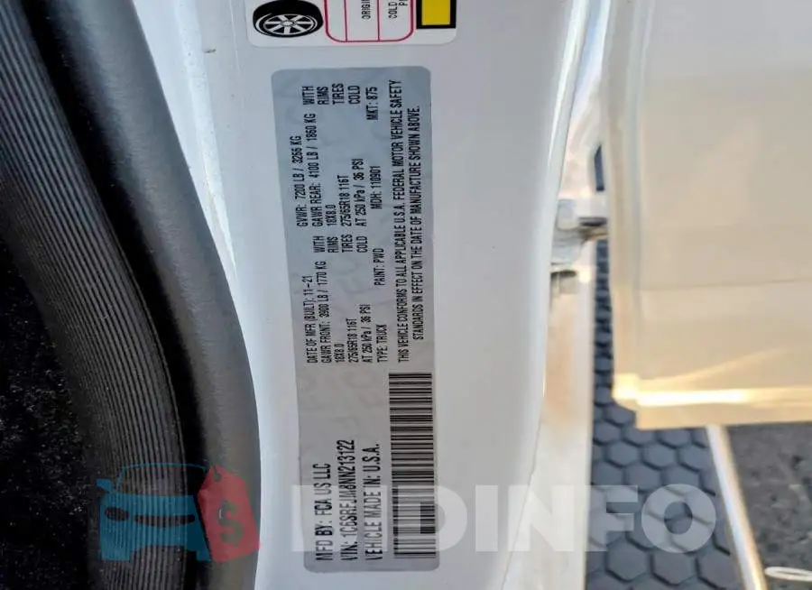 1C6SRFJM8NN213122 Photo# 12
