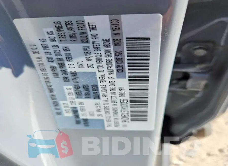 3MVDMBCL5TM101056 Photo# 12