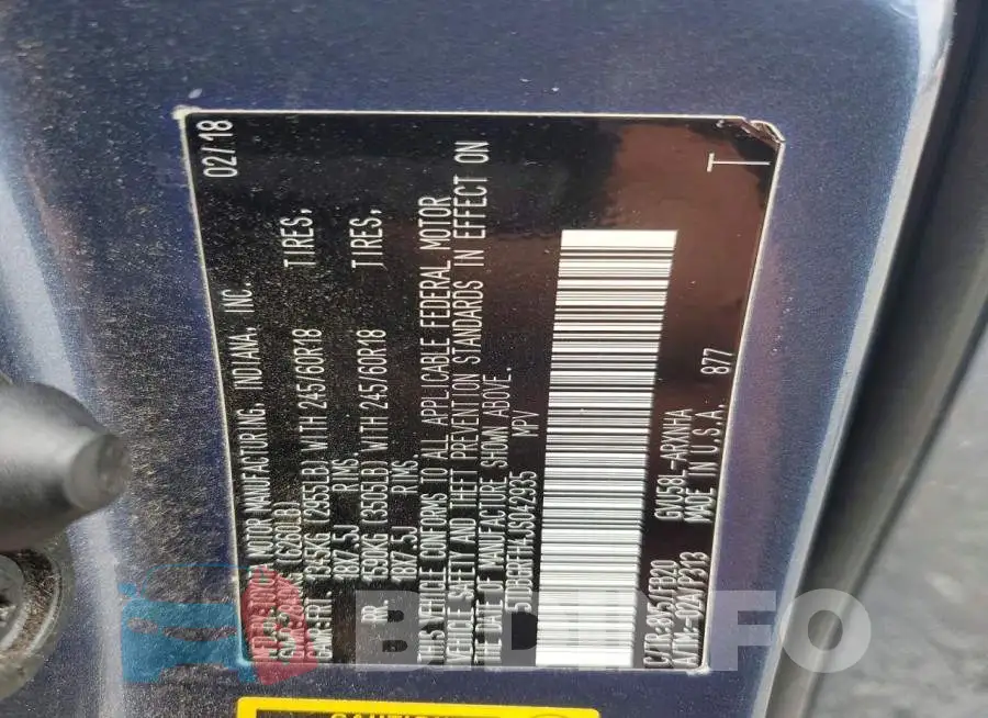 5TDBGRFH4JS042935 Photo# 13