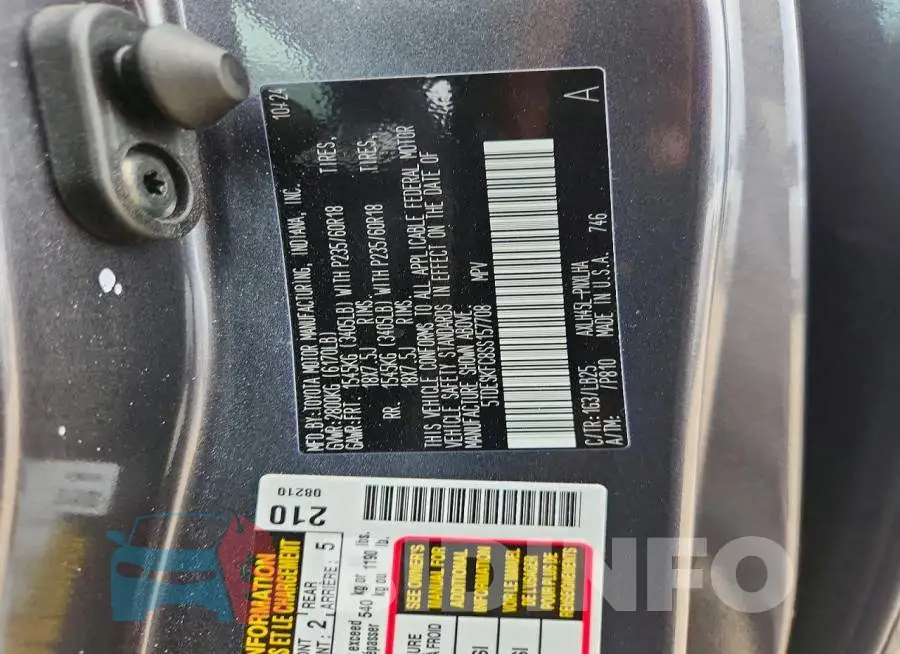 5TDESKFC8SS157708 Photo# 13