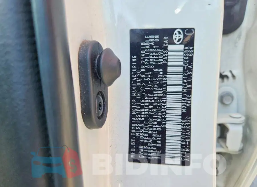 5YFS4RCE4LP044182 Photo# 12