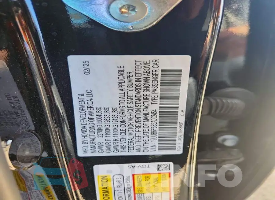 19UUB6F53SA002454 Photo# 12