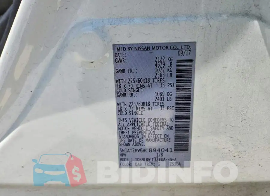 5N1AT2MV6HC894041 Photo# 12